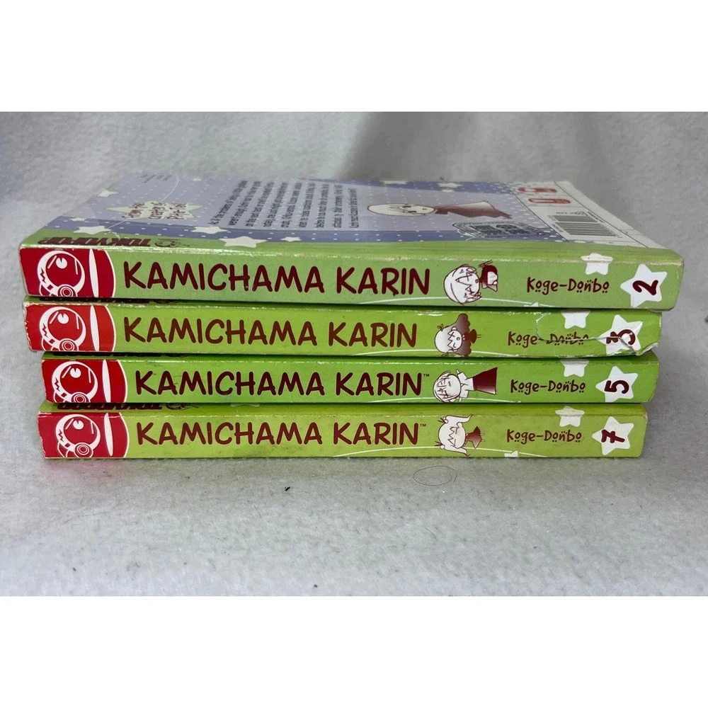 Kamichama Karin TokyoPop Books English Manga Lot Volumes‎ 2, 3, 5, & 7